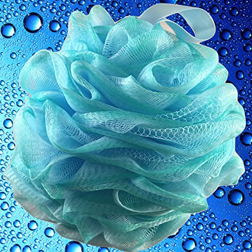 SHOWER BOUQUET Loofah-Bath-Sponge XL Swirl-Mix-Color 4-Pack // Extra-Large 75g - Image 8