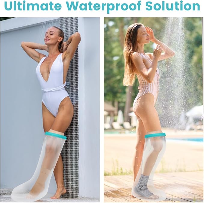 Cast Covers for Shower Leg, Waterproof Cast Cover for Showering, Cast Protector - Image 2