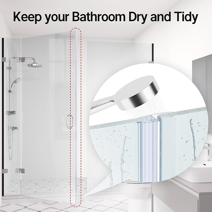 AmazerBath 5 PCS Shower Door Side Seal Strip - Image 4