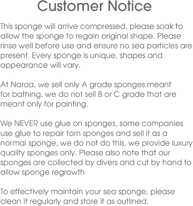 Naroa Massage Natural Shower Sponge | Unbleached Body Scrubber Puff | Bath Sea - Image 7
