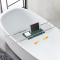 Bathtub Tray Caddy for Luxury Bath, Stainless Steel 26.8-35.4 in Expandable by DYRABREST
