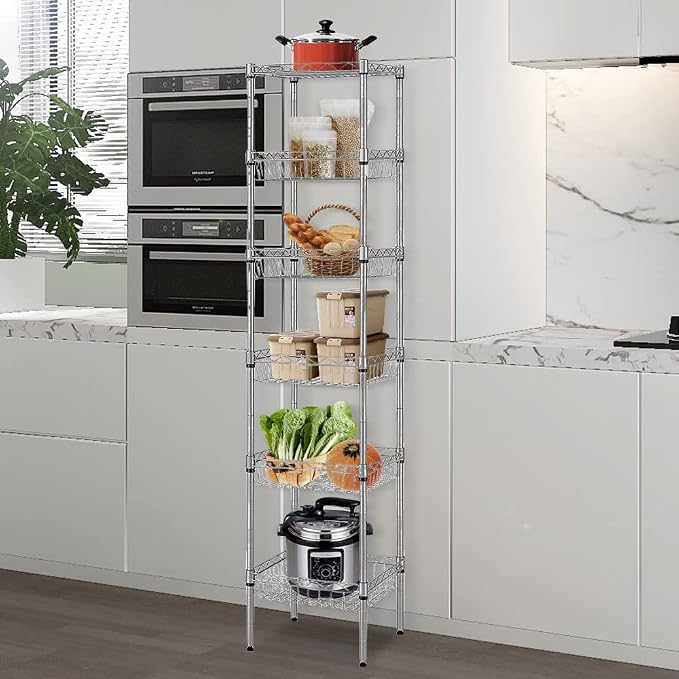 BNSPLY 6 Tier Wire Shelving Unit - Image 4