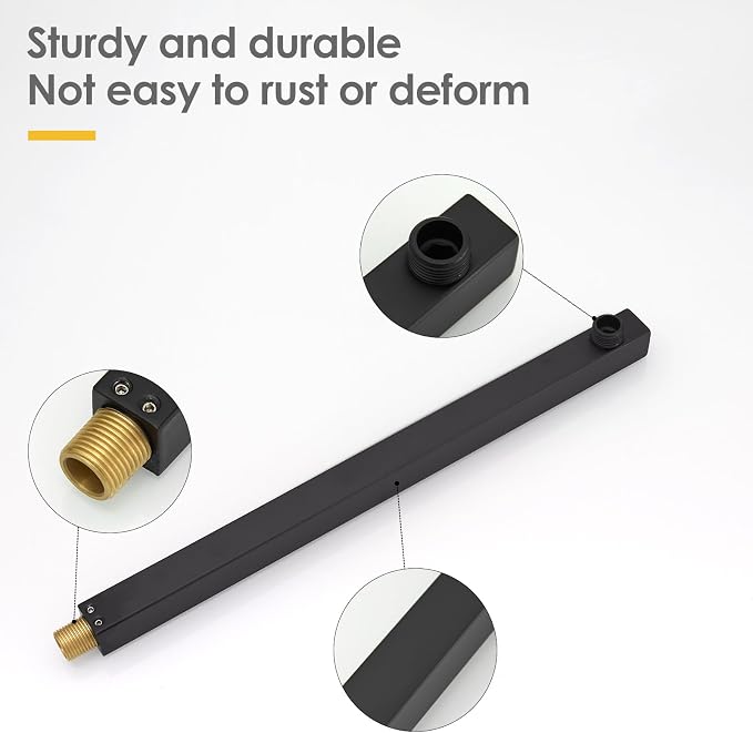 BESy 20 Inches Straight Extended Shower Arm - Image 4