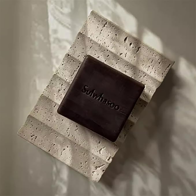 Luxury Travertine Soap Dish Marble Jewelry Ring Tray - Image 3