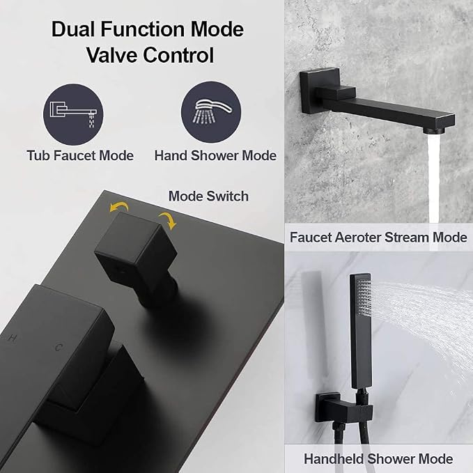 Wall Mounted Bathtub Faucet - Image 3