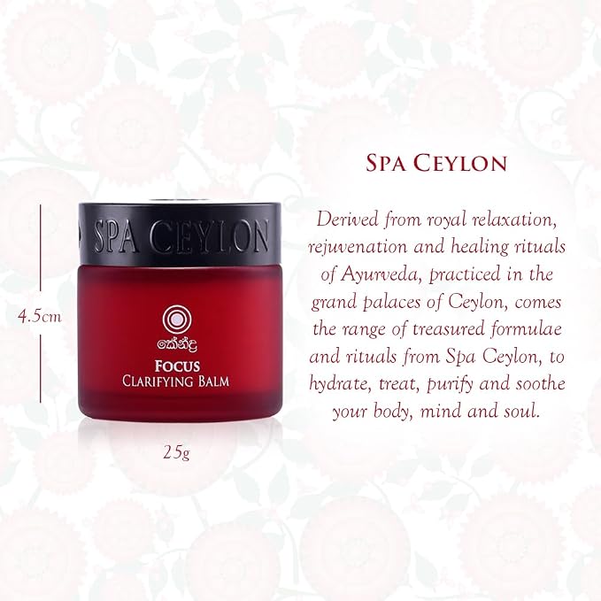 SPA CEYLON Focus Clarifying Balm, Clean Ingredients, Vegetarian, Meditation Balm - Image 2
