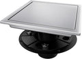Square Shower Drain, AISI 304 Stainless Steel Shower Floor Drain by Elefloom