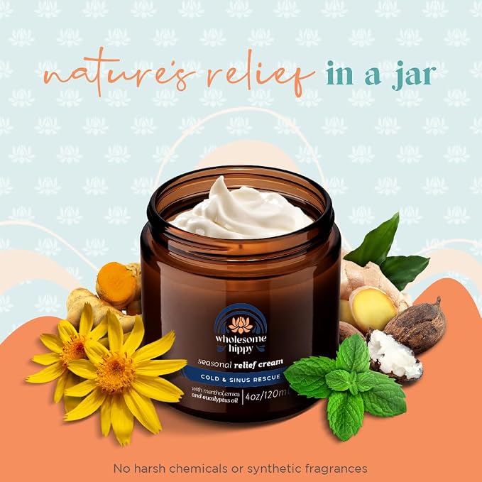 Wholesome Hippy Menthol & Eucalyptus Comfort Balm – Natural Aromatherapy Chest - Image 6