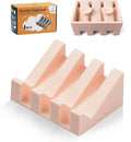 Silicone Soap Dish with Drain, Upgrade Double Suction Cups at The Bottom by AIXIAOYA
