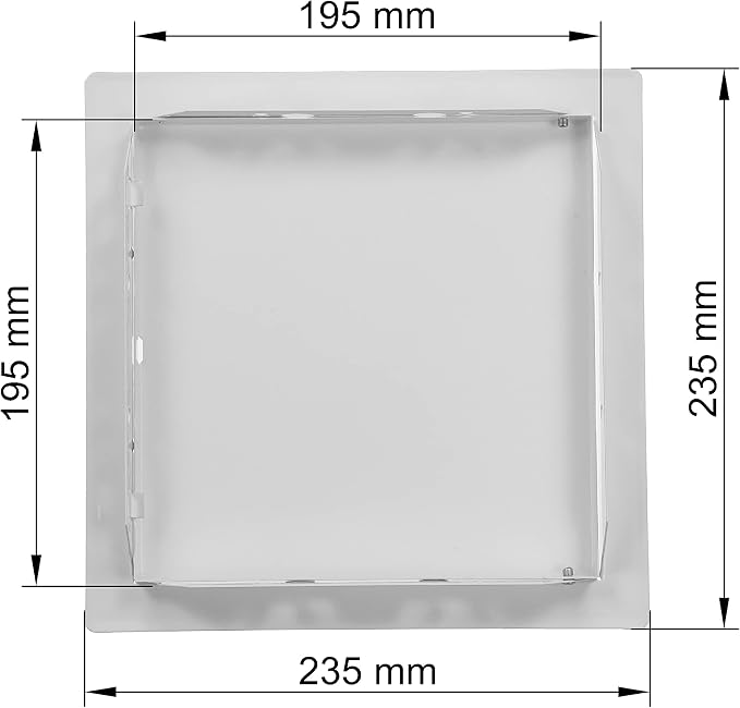 Vent Systems 8'' x 8'' Inch White Metal Access Panel - Image 7