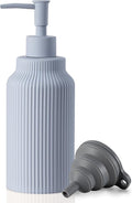 Modern Ceramic Soap Dispenser for Bathroom，14oz Ceramic Soft Touch Hand Lotion by Unknown