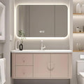 48IN Pink Modern Bathroom Vanity by NAIROLET