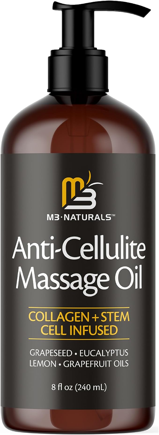 Anti Cellulite Massage Oil and Firm Dry Brush Kit | Collagen & Stem Cell Skin - Image 4