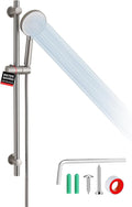 Handheld Shower Head with Slide Bar, 2.5GPM High Pressure 3-Function Adjustable by RALANDA