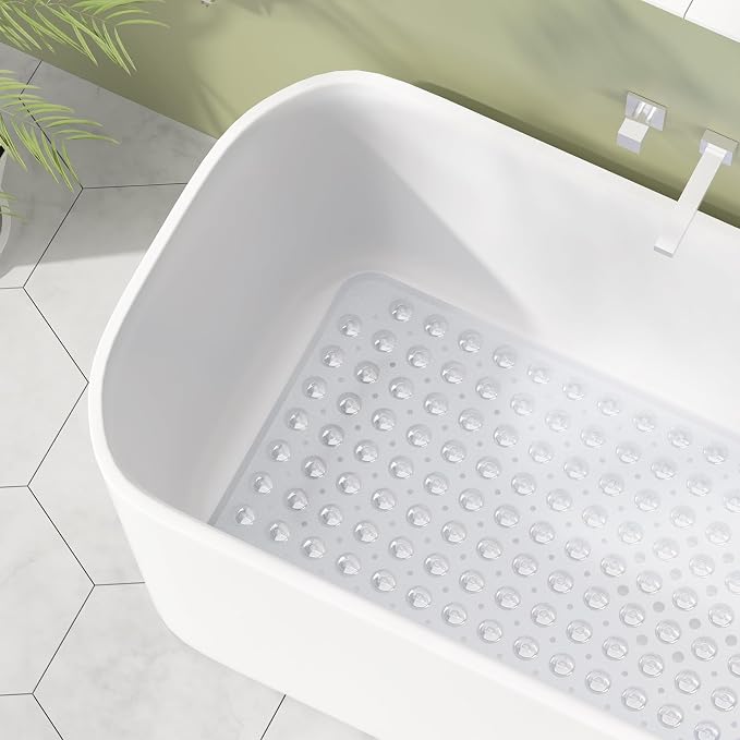 AmazerBath Shower Mat Non Slip 40 x 16 Inches, Shower Stall Mats - Image 2