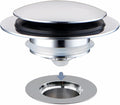 Chrome Plated Universal Tub Dain Stopper, Hidrop Pop Up Bath Drain Tip Toe by HIDROP