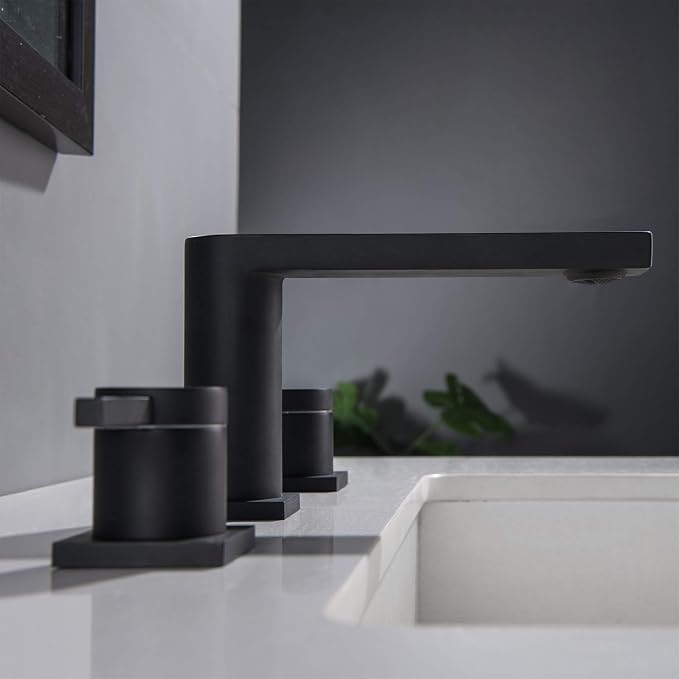 Luxury Brass 8inch Modern Widespread Bathroom Sink Faucets - Image 5