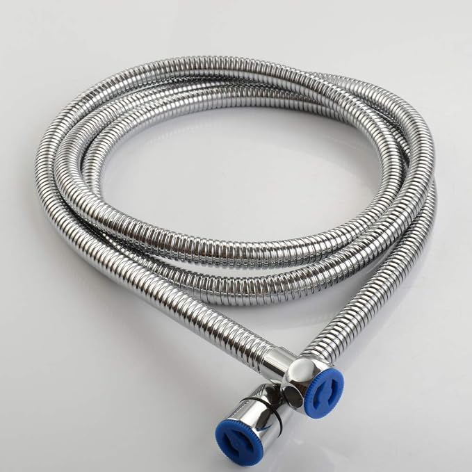 Extra Long Hand Shower Hose 118", Angle Simple Stainless Steel Flexible Shower - Image 6