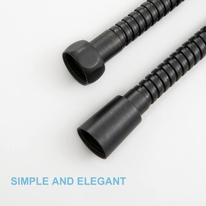 OFFO Shower Hose Oil Rubbed Bronze Kink Free Stainless Steel Shower Hose - Image 7