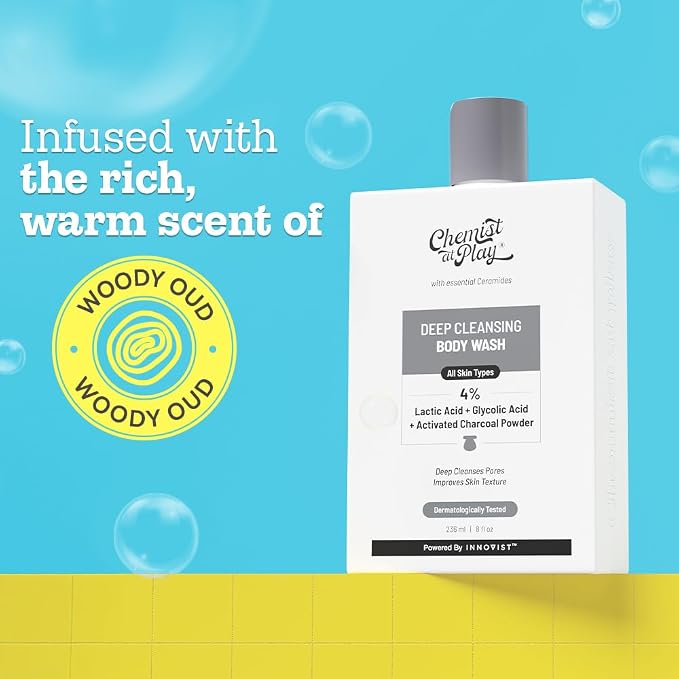 Chemist at Play Deep Cleansing Body Wash| Activated Charcoal Removes Dirt | - Image 5