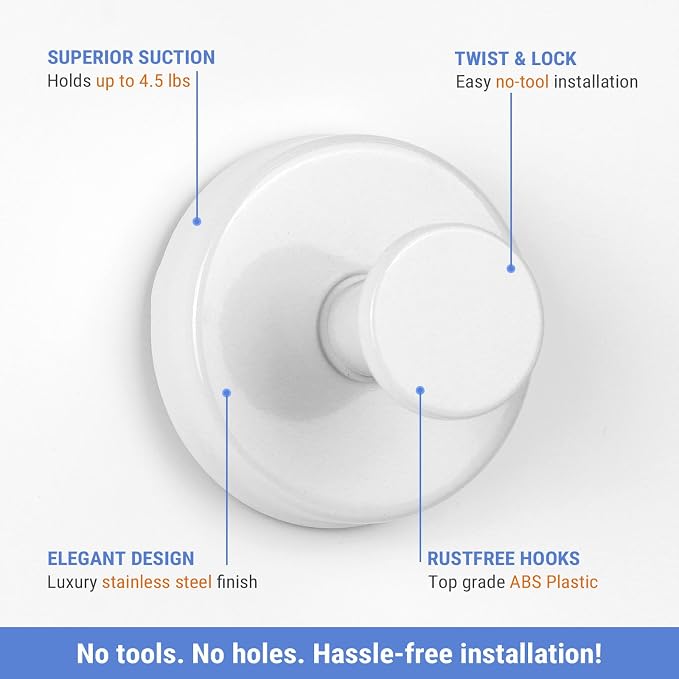 Suction Cup Hooks for Shower - Image 3