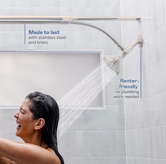 BOONA - The Original Tandem Shower | As Seen On Shark Tank | Double Shower Head - Image 4