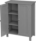 SUPER DEAL Modern Bathroom Floor Storage Cabinet by Superdeal