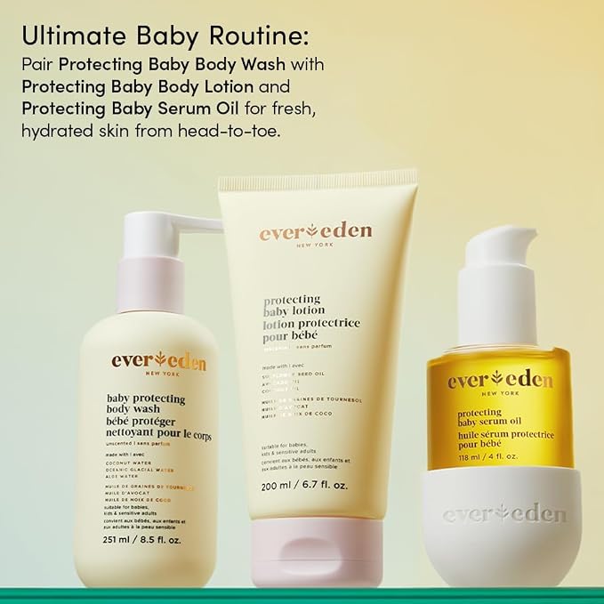 Evereden Protecting Baby Body Wash and Shampoo 8.5 oz. | Clean & Gentle Baby - Image 6