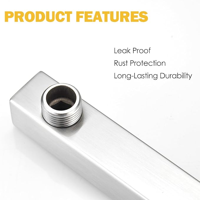 BESy 14 Inches Straight Extended Shower Arm - Image 6