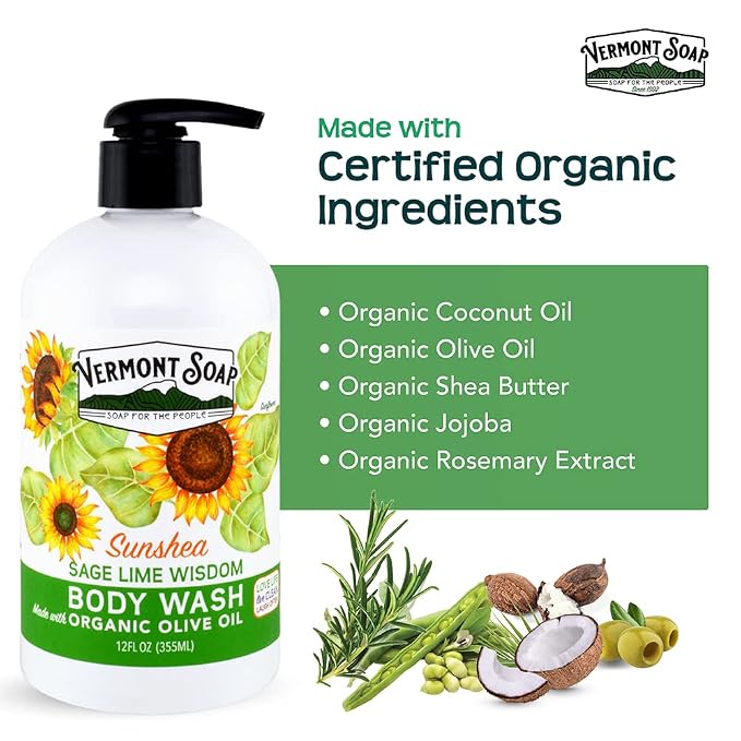 VERMONT SOAP Body Wash, Natural Body Wash - Image 4