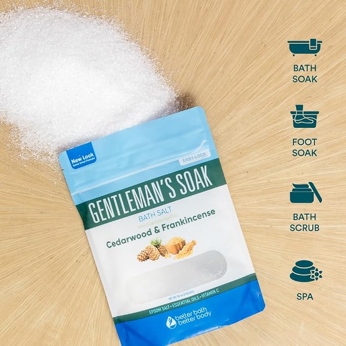 Gentleman's Bath Salt 32 Ounces Epsom Salt - Image 6