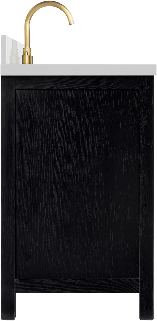 ARIEL Cambridge 37 Inch Single Rectangular Sink Bathroom Vanity - Image 5