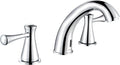 Touchless Bathroom Faucet for 3 Holes 3 Handles, Controlling Temperature & by GOESMO