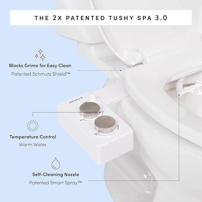 TUSHY 3.0 Spa Bidet Attachment. Cool to Warm Water. It's Time to Replace Toilet - Image 9