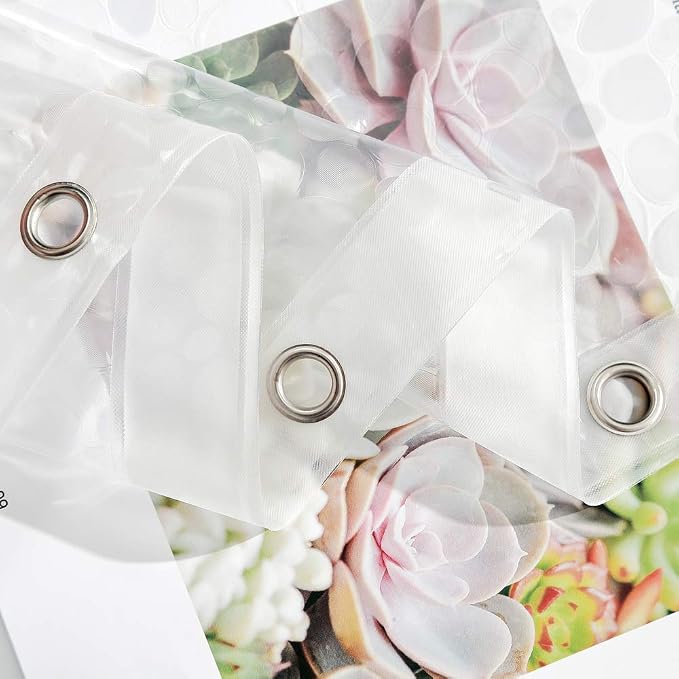 EurCross Stall Shower Curtain Liner - Image 3