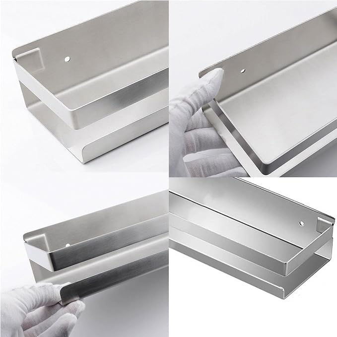 Bathroom Shower Caddy, Stainless Steel Shower Shelf Caddy Rack Storage - Image 6
