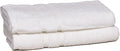 Mosobam Luxury Turkish Set of 2 Hand Towels 16X30 White 700 GSM Bamboo Viscose by Mosobam