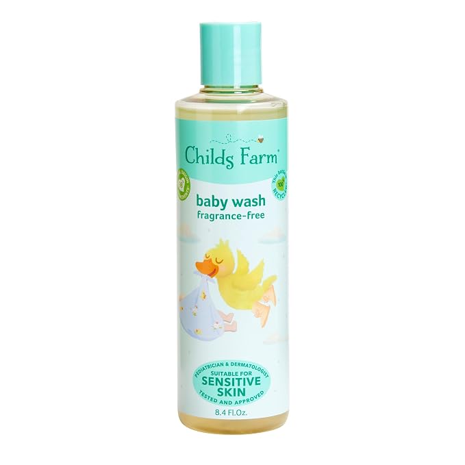 Childs Farm Baby Body Wash, Unfragranced, Gently Cleanses, Suitable by ChildsFarm
