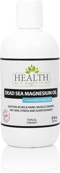 Health As It Ought To Be Dead Sea Magnesium Oil + Essential Minerals Supplement by HealthAsItOughtToBe