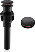 KENES Oil Rubbed Bronze Bathroom Vessel Pop Up Sink Drain, Vanity Faucet Sink by KENESBathroomKitchen