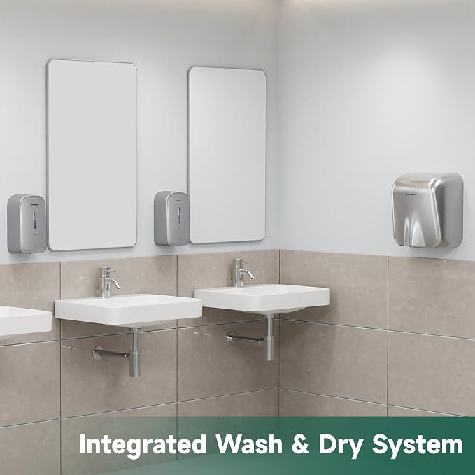 Commercial Automatic Soap Dispenser Large 34oz/1000ml Capacity Wall-Mounted - Image 5
