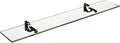 Spancraft Glass M-4.75x36-Black Monarch Glass Shelf, 4.75" x 36" by Spancraft