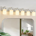 IZORRO Bathroom Vanity Light Fixture, 6-Light 43 Inch Brushed Nickel Bathroom by IZORRO