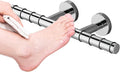 Chrome Shower Foot Rest for Shaving & Leg Care by SANLIV