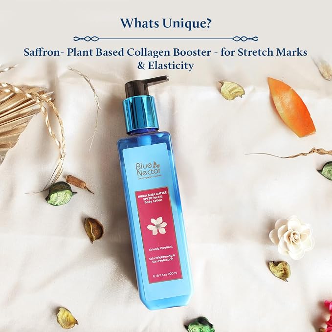 Blue Nectar Stretch Mark Cream for Pregnancy and Postpartum, Moisturizing Body - Image 2