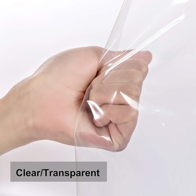 Barossa Design Clear Shower Curtain Liner 82 Width by 74 Height - Image 5