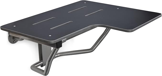 Seachrome 26" x 22.5” Black Reversible Folding Transfer Tub/Shower Seat - Image 3
