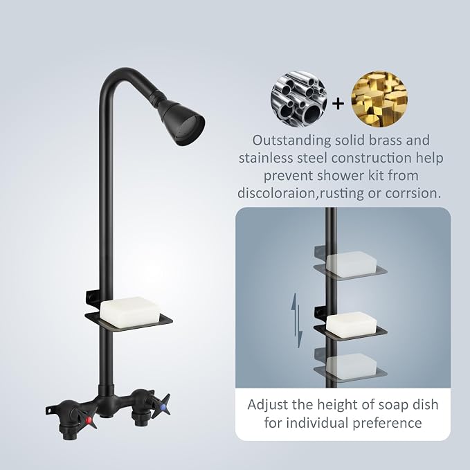 Aolemi Outdoor Shower Kit Fixtures Faucet System - Image 6