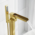 Freestanding Bathtub Faucet, Floor Mount Bathtub Faucet by FocusonKitchenBathroom