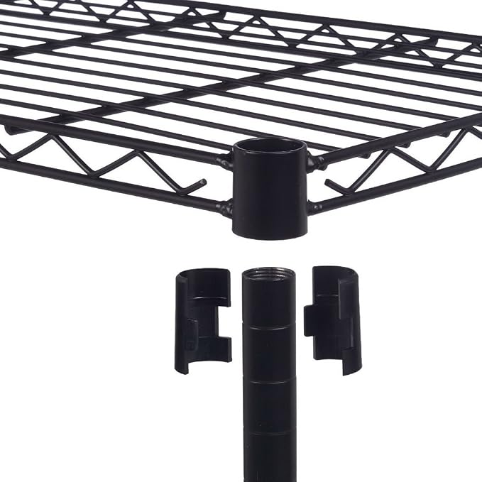 3 Tier Storage Racks Shelving, Heavy Steel Pantry Shelves, Adjustable Wire - Image 8